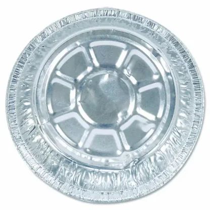 HFA® Round Aluminum Container, 24 oz, 7" Diameter, Silver