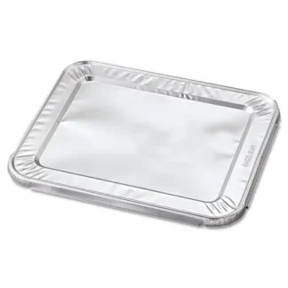 HFA® Steam Pan Foil Lids, Fits Half-Size Pan, 30 Gauge, 100/Carton