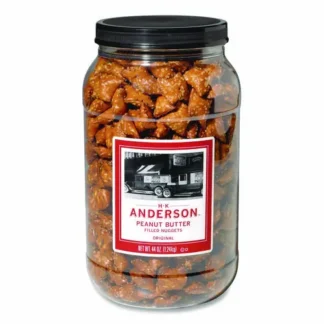 HK Anderson™ Peanut Butter Filled Pretzel Nuggets, 44 oz Canister