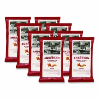 HK Anderson™ Peanut Butter Filled Pretzel Nuggets, Original, 2.5 oz Packets, 8/Carton