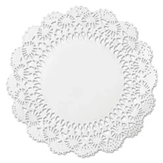 Hoffmaster® Cambridge Lace Doilies, Round, 10", White, 1,000/Carton