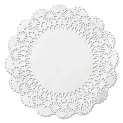 Hoffmaster® Cambridge Lace Doilies, Round, 12", White, 1,000/Carton