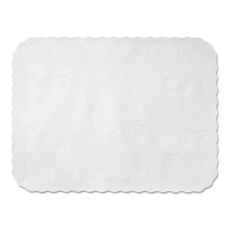 Hoffmaster® Scalloped Edge Traymat, White, 16.63 x 12.75, 1,000/Carton
