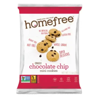 Homefree® Gluten Free Chocolate Chip Mini Cookies, 1.1 oz Pack, 30/Carton