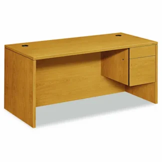 HON® 10500 Series™ "L" Workstation Single Pedestal Desk