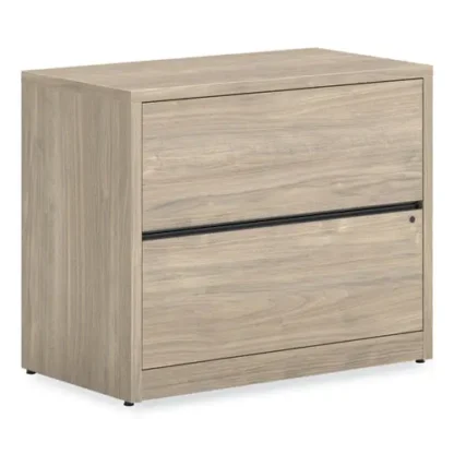 HON® 10500 Series Lateral File, 2 Legal/Letter-Size File Drawers, Kingswood Walnut