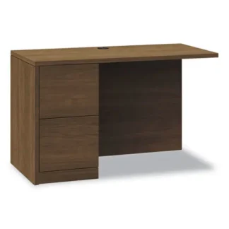 HON® 10500 Series Left Pedestal Return, Pinnacle Finish, 48"W x 24"D x 29.5"H