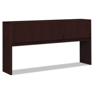HON® 10500 Series Stack-On Storage Unit, Mahogany, 72"W x 14.63"D x 37.13"H