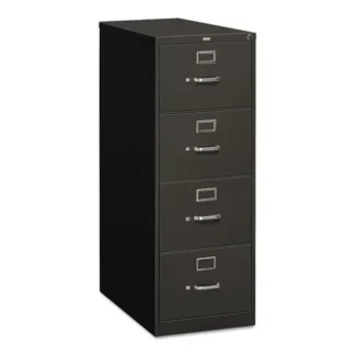 HON® 310 Series Vertical File, 4 Legal-Size File Drawers, Charcoal