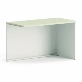 HON® 38000 Series Return Shell, Right, 48w x 24d x 29.5h, Silver Mesh/Light Gray
