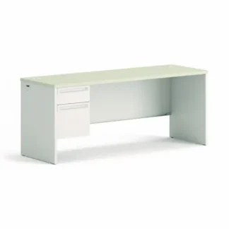 HON® 38000 Series Single Pedestal Credenza, Left, 72w x 24d x 29.5h, Silver/Gray