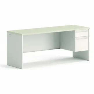 HON® 38000 Series Single Pedestal Credenza, Right, 72w x 24d x 29.5h, Silver/Gray