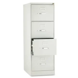 HON® 510 Series Vertical File, 4 Legal-Size File Drawers, Light Gray
