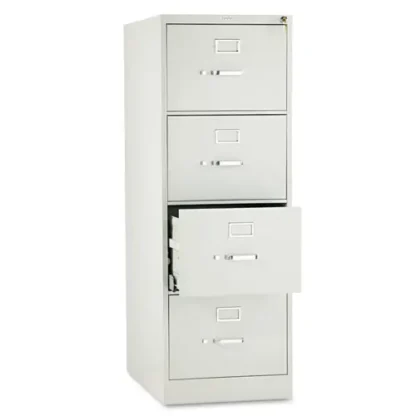 HON® 510 Series Vertical File, 4 Legal-Size File Drawers, Light Gray