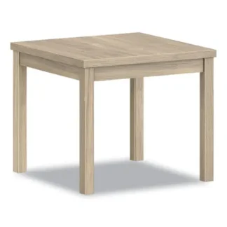 HON® 80000 Series Laminate Occasional Corner Table, Kingswood Walnut, 24"D x 24"W x 20"H