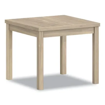 HON® 80000 Series Laminate Occasional Corner Table, Kingswood Walnut, 24"D x 24"W x 20"H