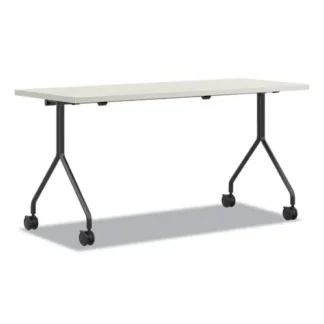 HON® Between Nested Multipurpose Tables, Rectangular, 48w x 24d x 29h, Silver Mesh/Loft