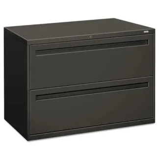 HON® Brigade 700 Series Lateral File, 2 Legal/Letter-Size File Drawers, Charcoal