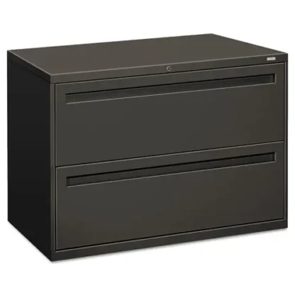 HON® Brigade 700 Series Lateral File, 2 Legal/Letter-Size File Drawers, Charcoal