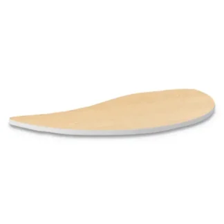 HON® Build Wisp Shape Table Top, Natural Maple, 54"W x 30"D