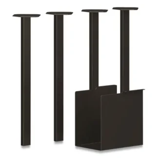 HON® Coze Writing Desk Post Legs with U-Storage Compartment