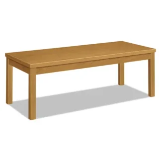 HON® Laminate Occasional Table, Rectangular, 48w x 20d x 16h, Harvest