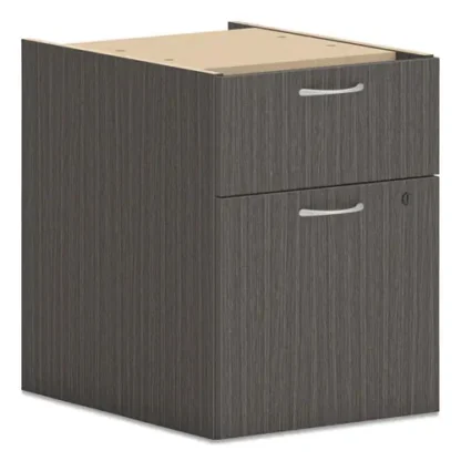 HON® Mod Hanging Pedestal, 2-Drawer, Box/File, Left or Right, Slate Teak