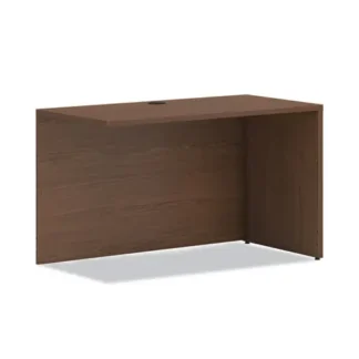 HON® Mod Return Shell, Reversible (Left or Right), 48w x 24d x 29h, Sepia Walnut