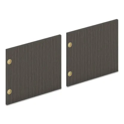 HON® Pair of Mod Laminate Doors for 72"W Mod Desk Hutch, Slate Teak