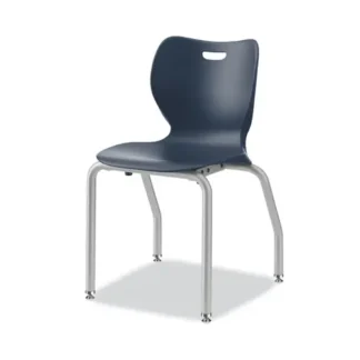 HON® SmartLink Four-Leg Chair, Regatta Seat & Base, 4/Carton