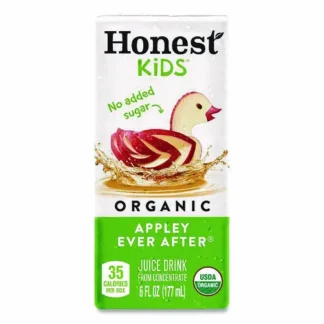 Honest Kids® Organic Juice Drink, Appley Ever After, 6 oz, 50/Carton