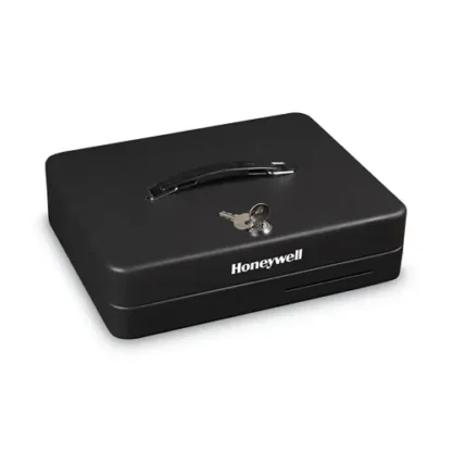 Honeywell Deluxe Cash Security Box, Steel, Black