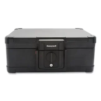 Honeywell Fire and Waterproof Safe Chest with Carry Handle, Black
