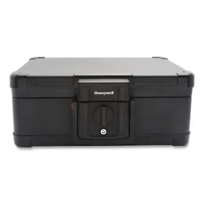 Honeywell Fire and Waterproof Safe Chest with Carry Handle, Black