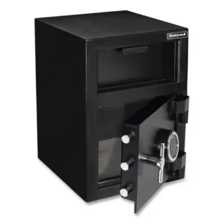 Honeywell Steel Depository Safe with Digital Lock, Black, 1.06 cu ft