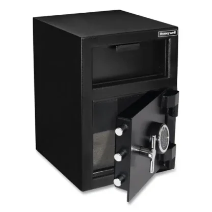 Honeywell Steel Depository Safe with Digital Lock, Black, 1.06 cu ft