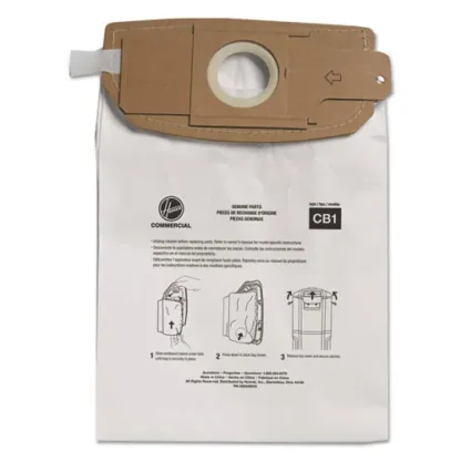 Hoover® Commercial Disposable Vacuum Bags, Standard B, 10/Pack