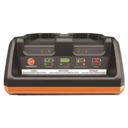Hoover® Commercial Dual Bay Charger, Black