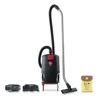 Hoover® Commercial HVRPWR 40V Cordless Backpack Vacuum, 6 qt, Black