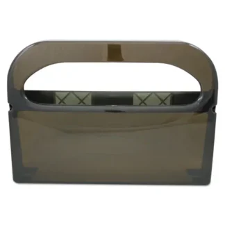 HOSPECO® Health Gards Toilet Seat Cover Dispenser, Smoke, Half-Fold, 16" x 3.25" x 11.5"