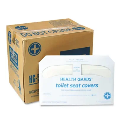HOSPECO® Health Gards Toilet Seat Covers, White, 250 Covers/Pack, 20 Packs/Carton