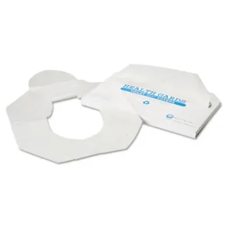 HOSPECO® Health Gards Toilet Seat Covers, Half-Fold, White, 250/Pack, 10 Boxes/Carton
