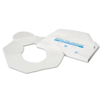HOSPECO® Health Gards Toilet Seat Covers, Half-Fold, White, 250/Pack, 10 Boxes/Carton