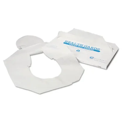 HOSPECO® Health Gards Toilet Seat Covers, Half-Fold, White, 250/Pack, 4 Packs/Carton