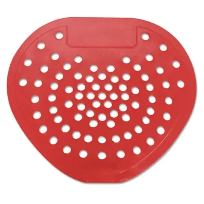 HOSPECO® Health Gards Vinyl Urinal Screen, Cherry Scent, Red, Dozen