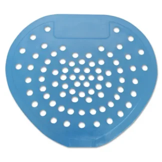 HOSPECO® Health Gards Vinyl Urinal Screen, Mint Scent, Blue, 7.75" x 6.88", Dozen