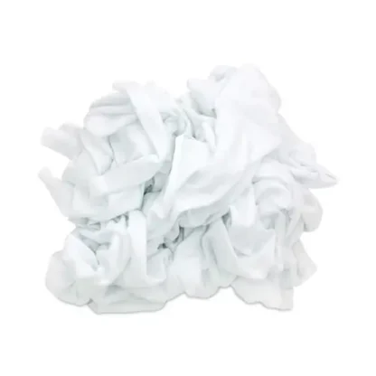 HOSPECO® Reclaimed White Knit Rags, 10 lb/Carton