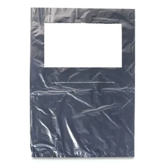HOSPECO® Scensibles Universal Receptacle Liner Bags with 7.5" Wrap-Around Mounting Strap, White, 500/Carton