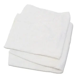 HOSPECO® Woven Terry Rags, White, 15 x 17, 25 lb/Carton