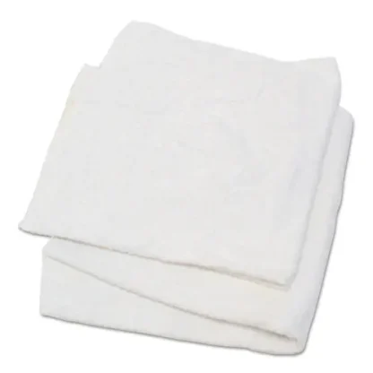 HOSPECO® Woven Terry Rags, White, 15 x 17, 25 lb/Carton